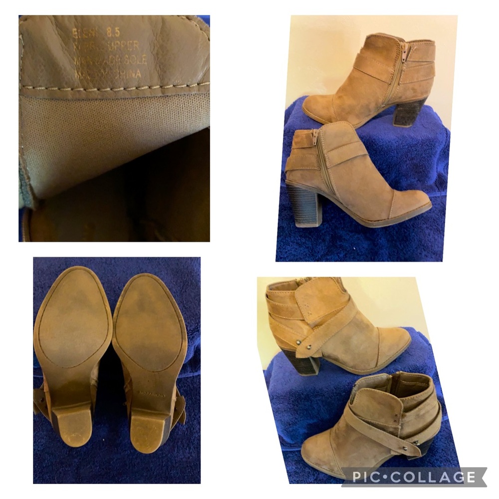 No parking - Tan ankle boot 8.5 lightly worn